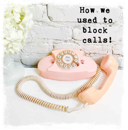 Image result for how we used to block calls